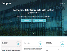Tablet Screenshot of deciphergroup.co.nz